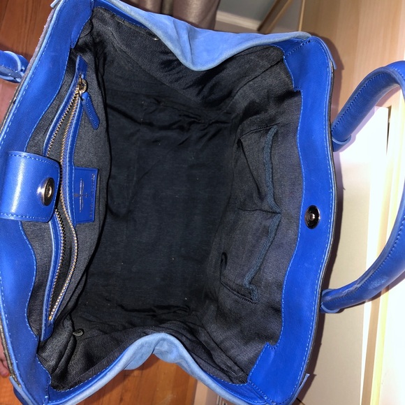 Royal Blue and Black Purse / Bag - Picture 6 of 7